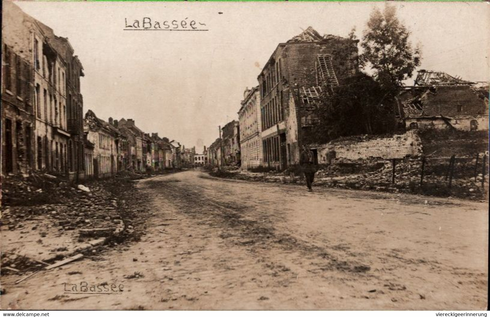 ! [59] Nord, Cpa La Bassée, Photo, Foto, 1. Weltkrieg, 1917, Feldpost - Other & Unclassified