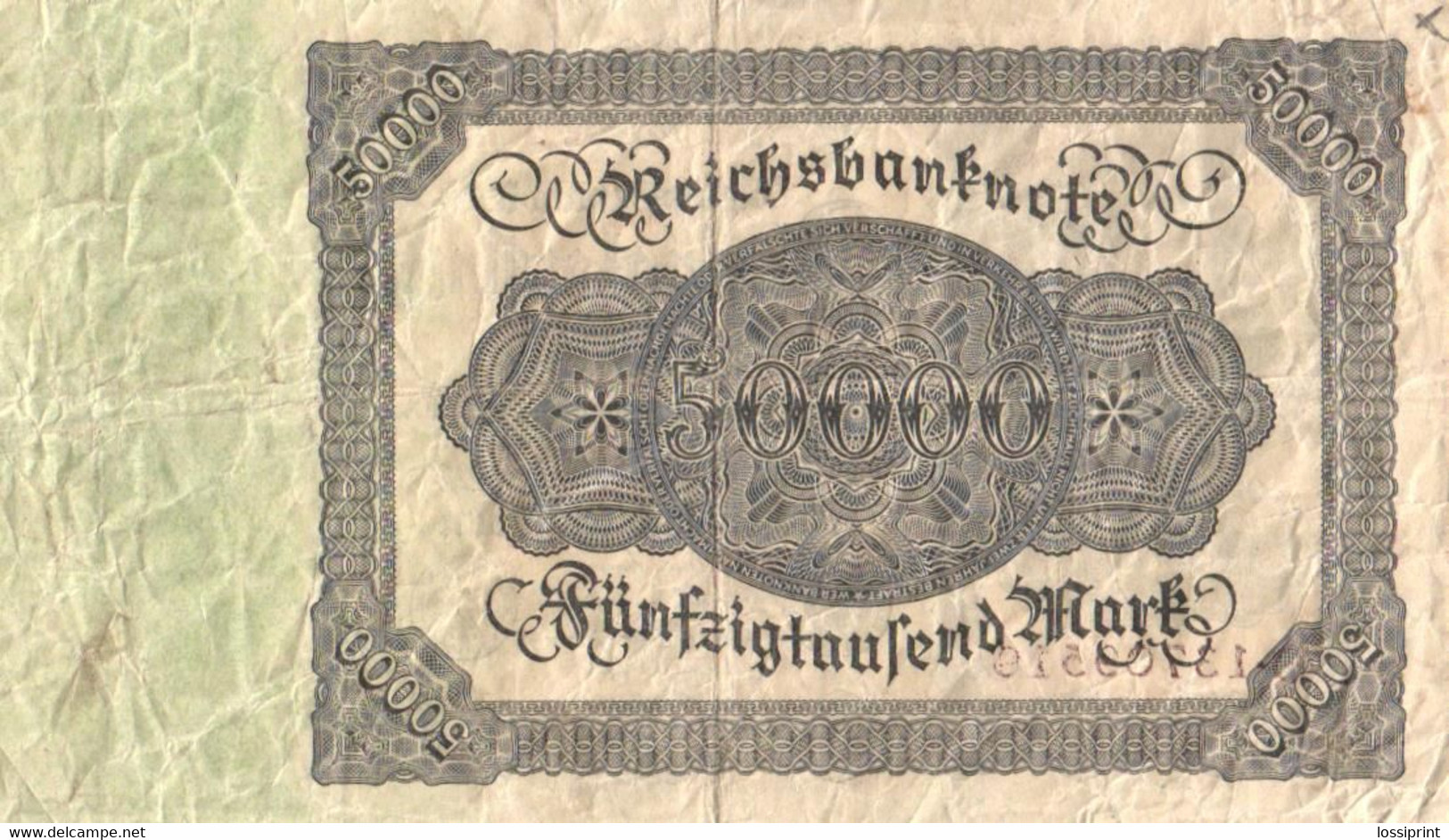 Germany:50000 Mark 1922 - 50.000 Mark