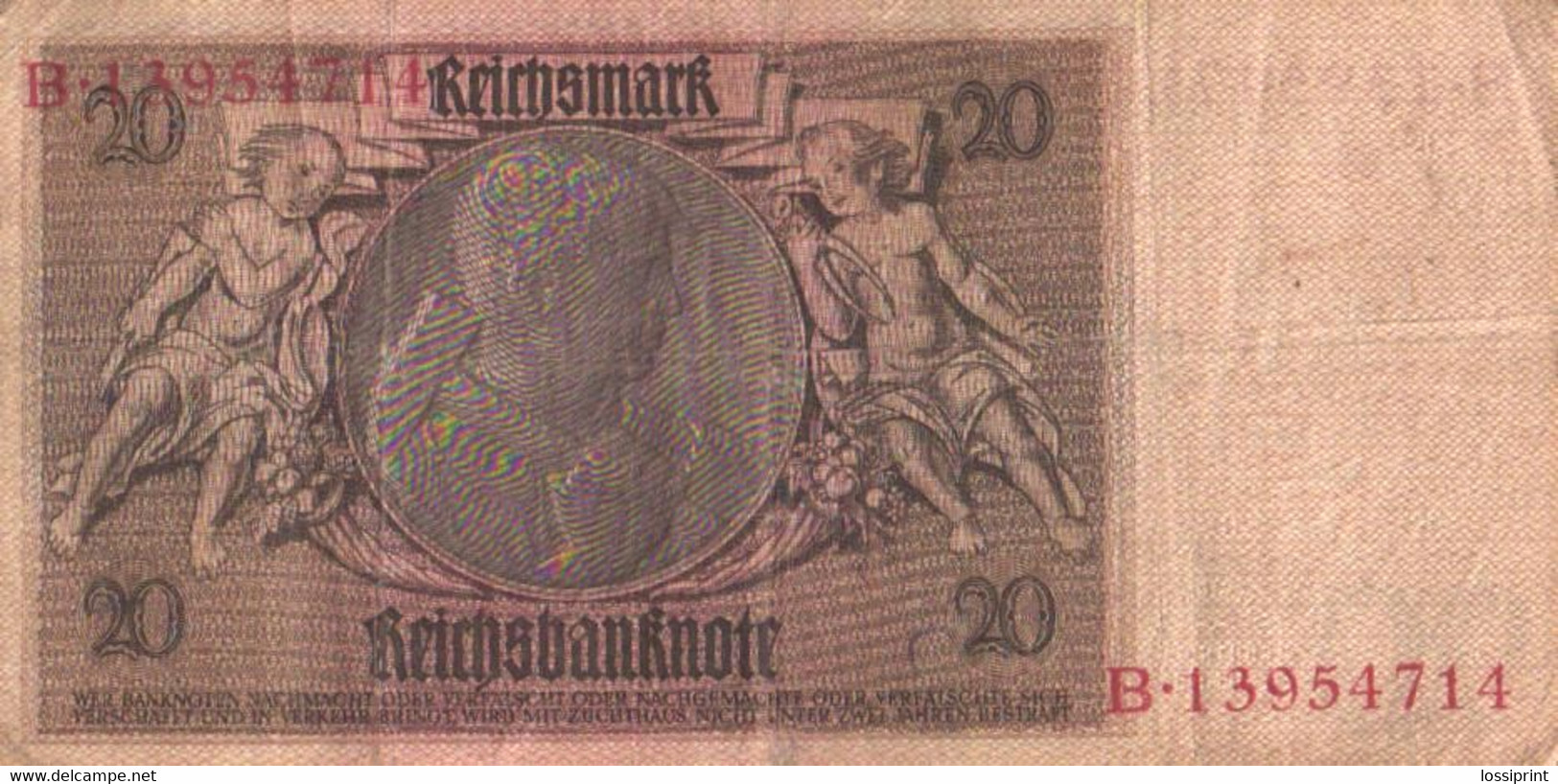 Germany:20 Mark 1924/1929 - 20 Mark