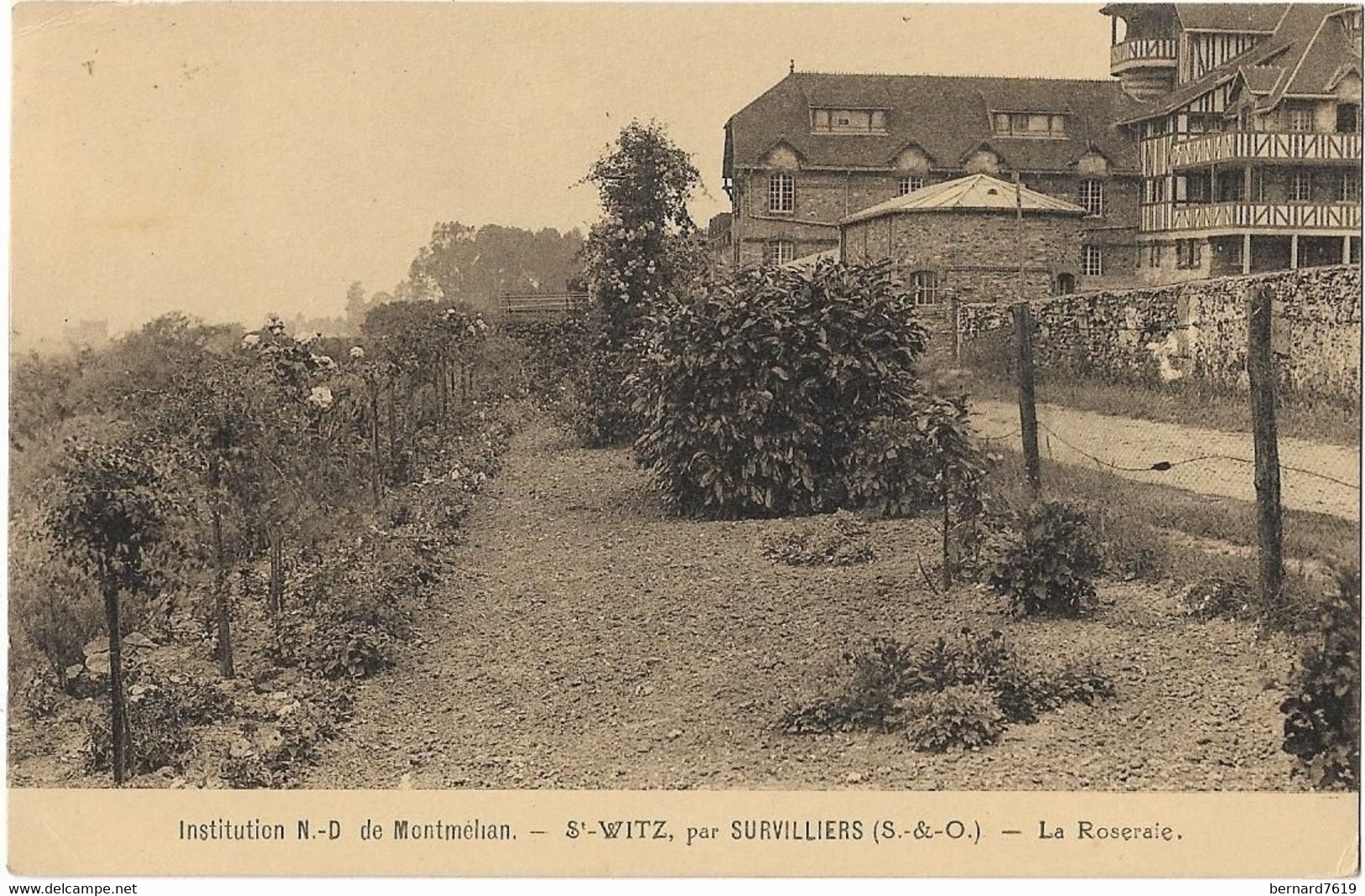 95     Saint  Witz  -   Institution Notre Dame  De Montmelian -   La Roseraie - Saint-Witz
