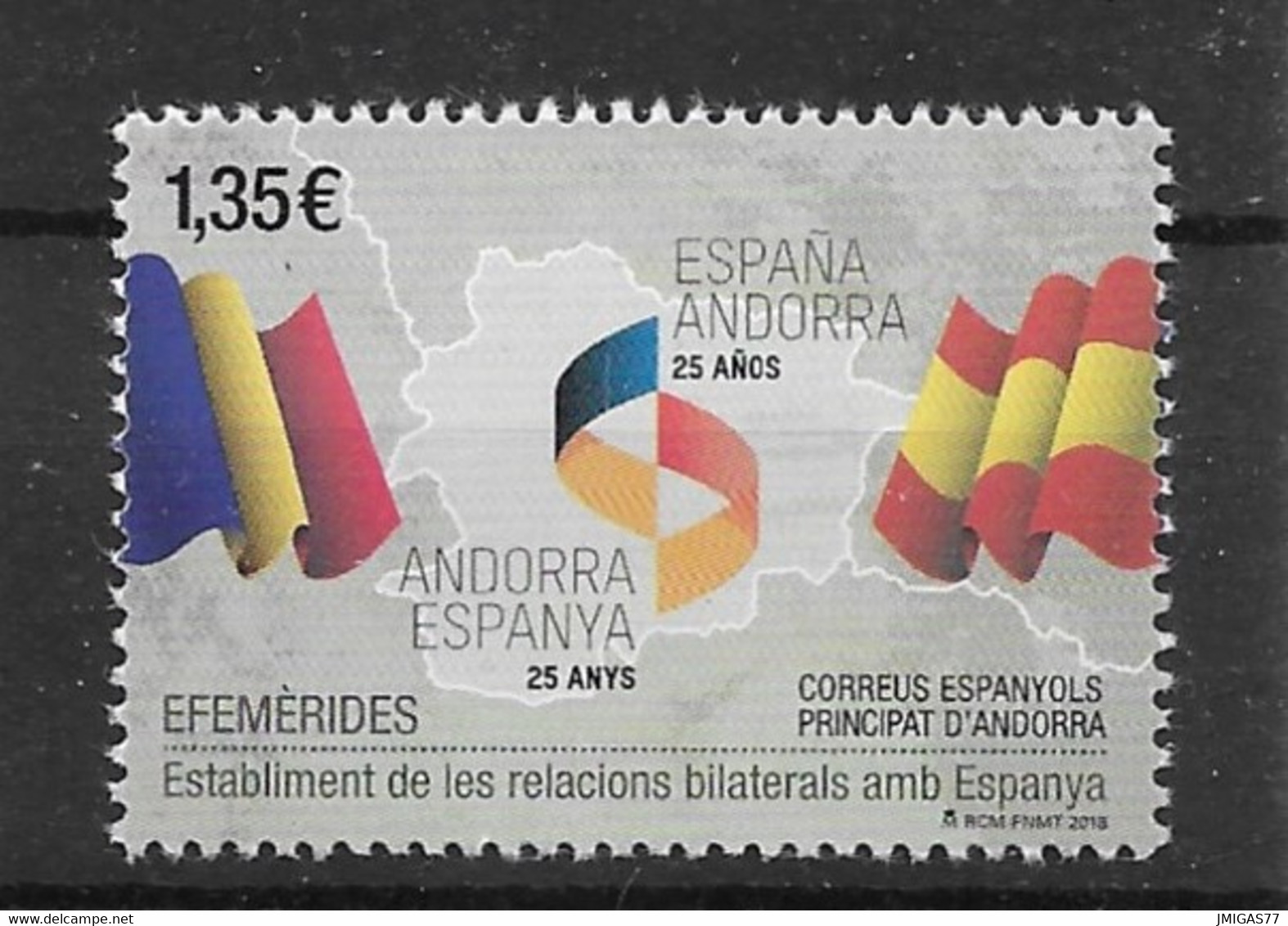 ANDORRE ESPAGNOL N° 458 Neuf ** Mnh - Unused Stamps