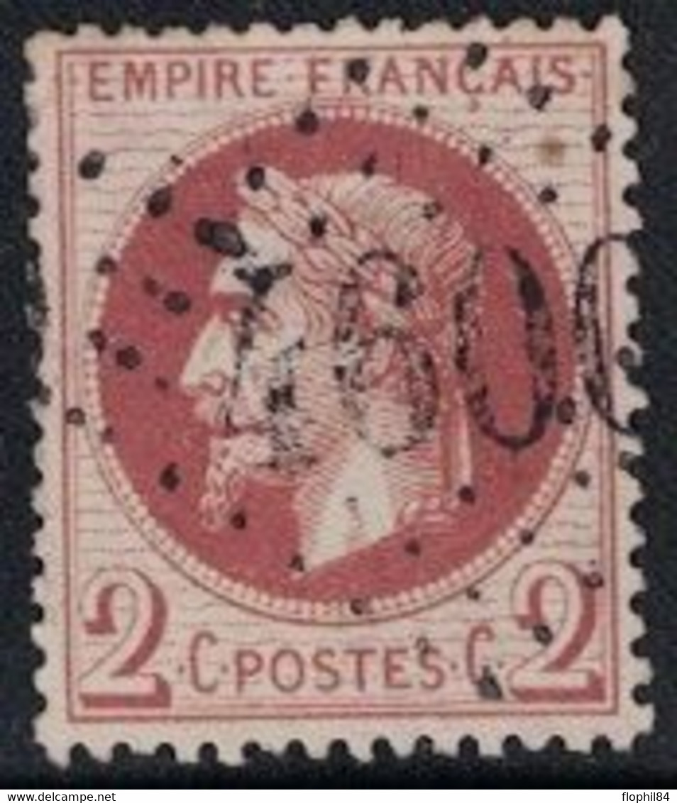 EMPIRE - N°26A - OBLITERATION GROS CHIFFRES - GC4600 - COURRIERES - PAS DE CALAIS - COTE TIMBRE 50€. - Autres & Non Classés