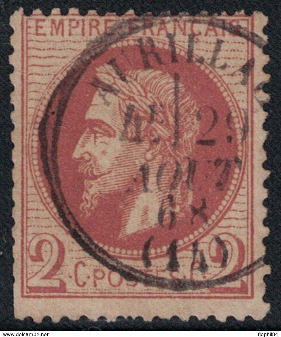 EMPIRE - N°26B - OBLITERATION CACHET A DATE - AURILLAC - CANTAL - COTE TIMBRE 50€. - Altri & Non Classificati