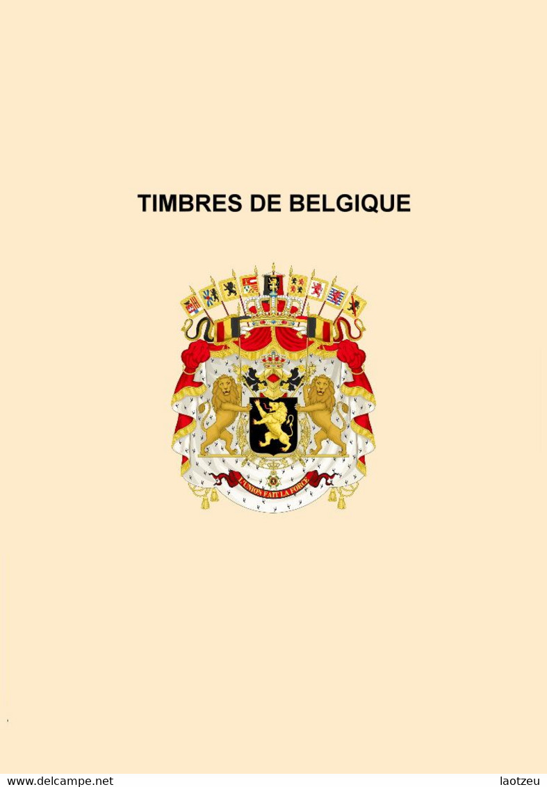 Belgique - Page De Garde - Non Classés