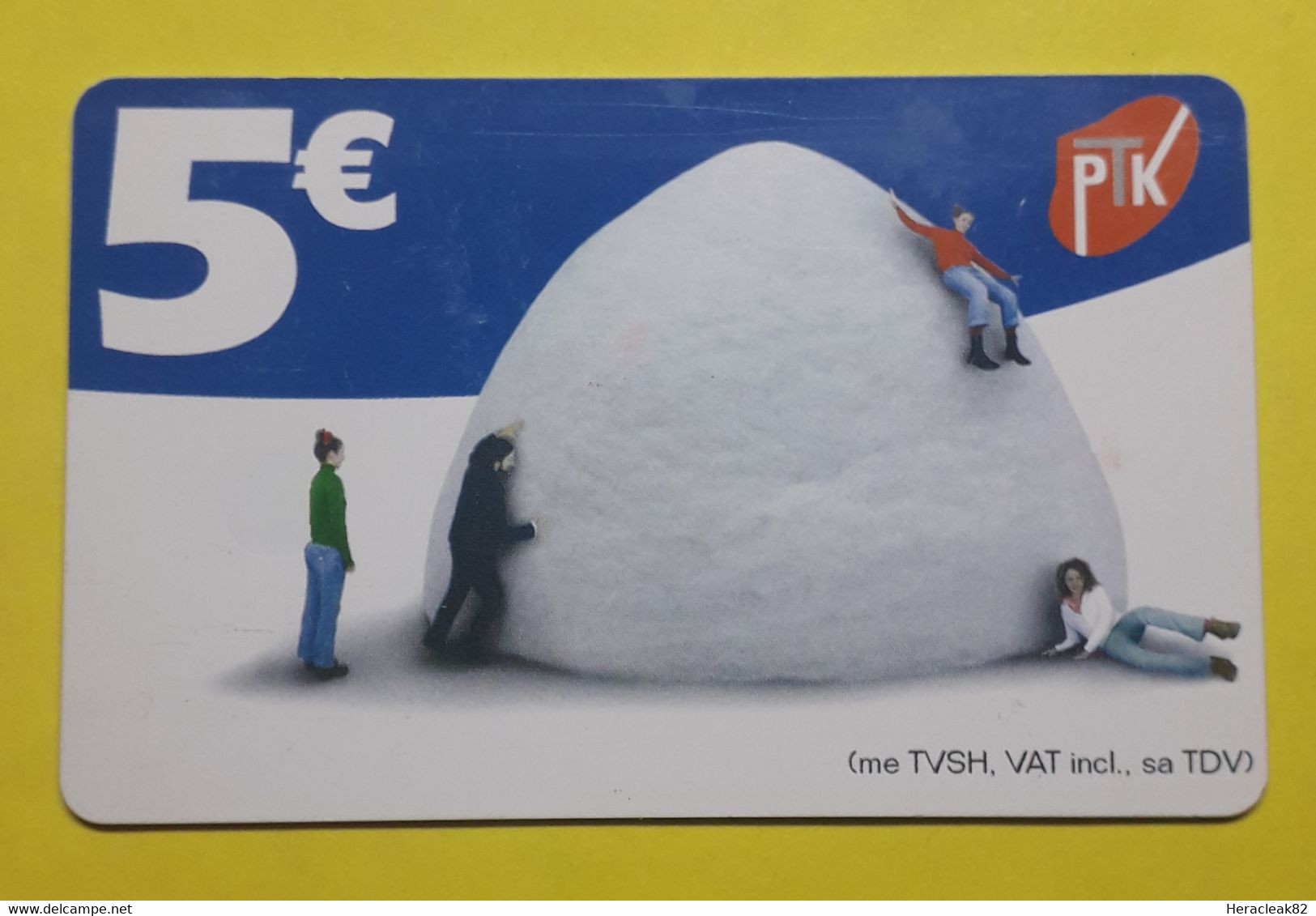 Kosovo Chip Phone Card, Rare, Snow - Kosovo