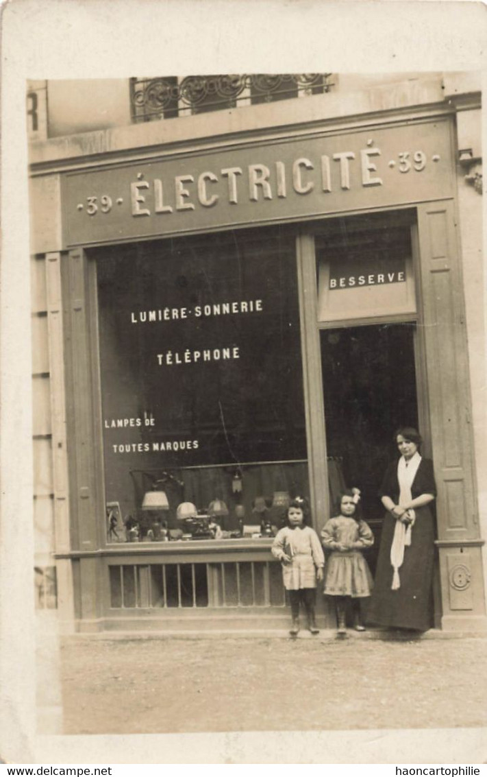 Carte Photo A Situer Magasin Electricité Besserve - Te Identificeren