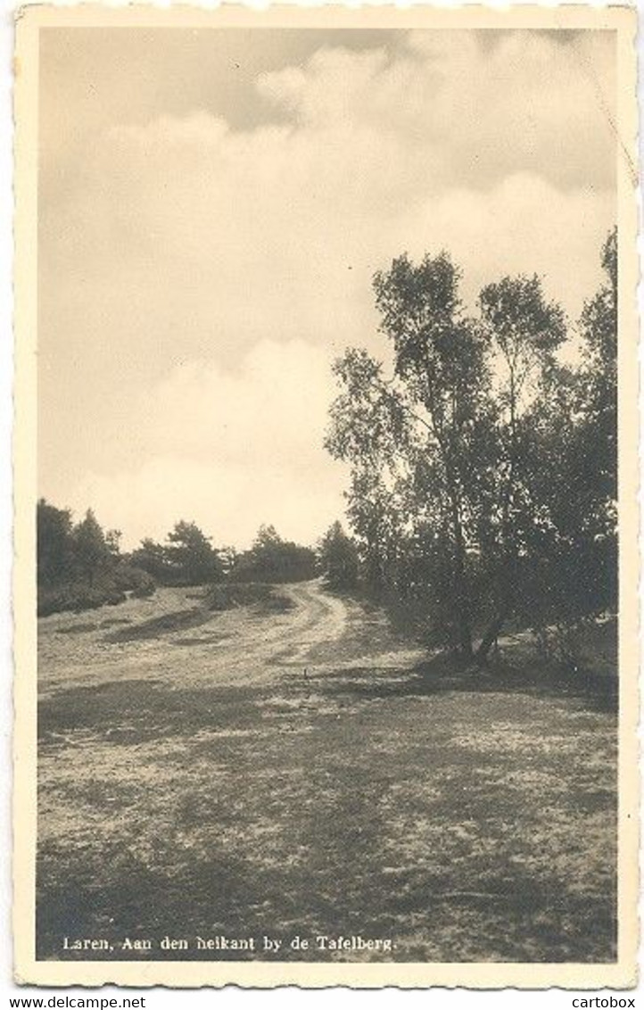 Laren (N.H.), Aan Den Heikant By De Tafelberg  (type Fotokaart) - Laren (NH)