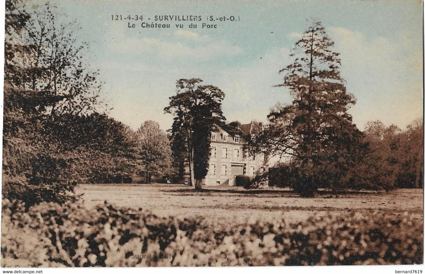 95     Survilliers  -     Le Chateau Vu Du Parc - Survilliers