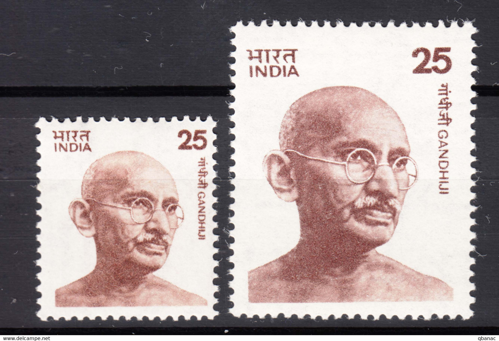 India 1976,1978 Gandhi Mi#696, 771 Mint Never Hinged - Ungebraucht