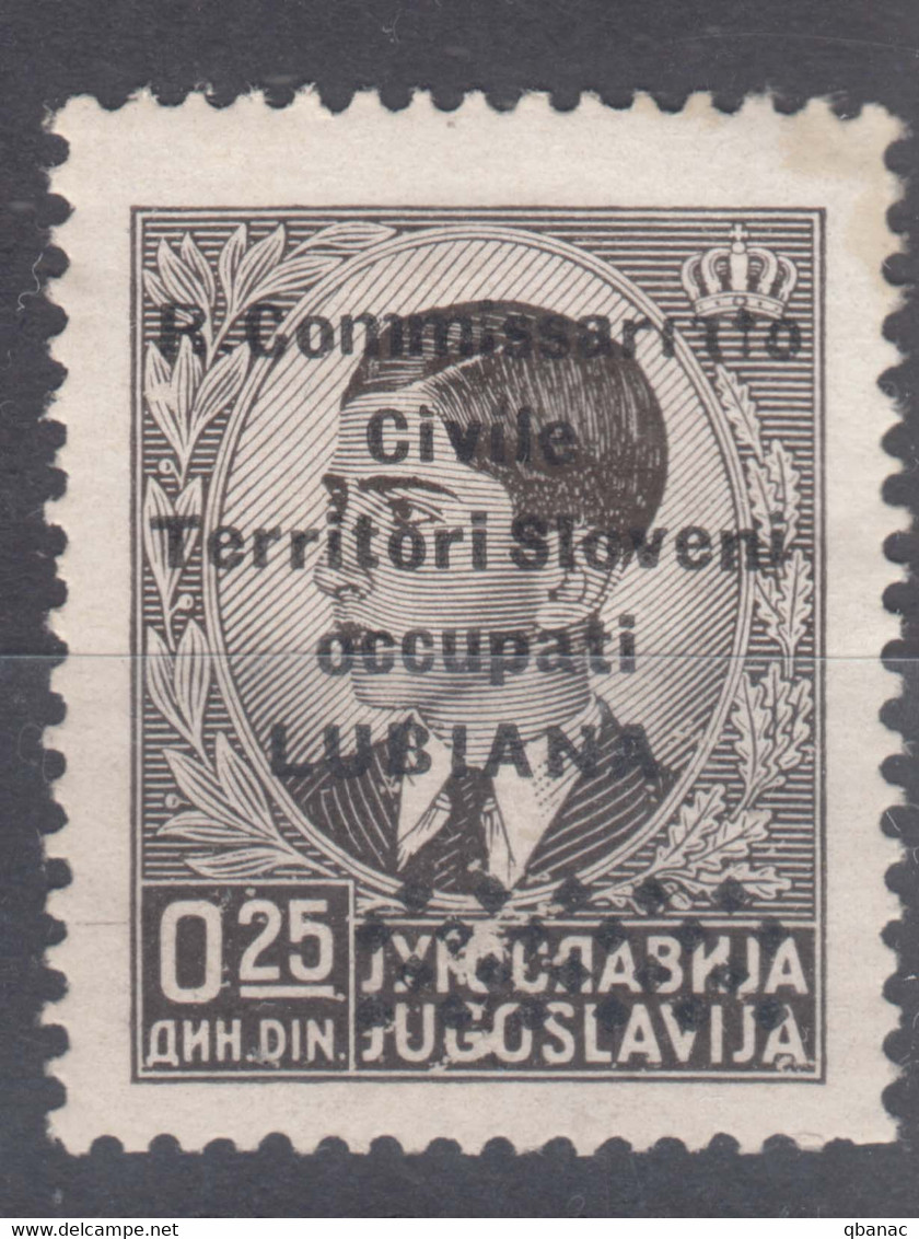 Italy Occupation Of Slovenia - Lubiana 1941 Sassone#18 Mint Hinged - Lubiana