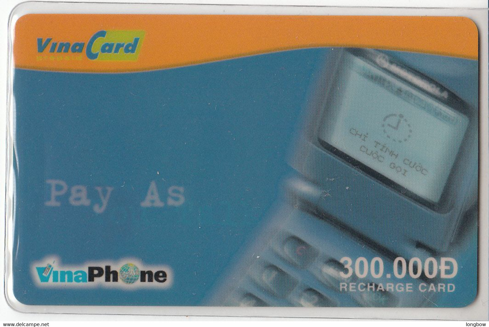 Vietnam VinaCard Recharge Card , Exp.31.12.2004 - Vietnam