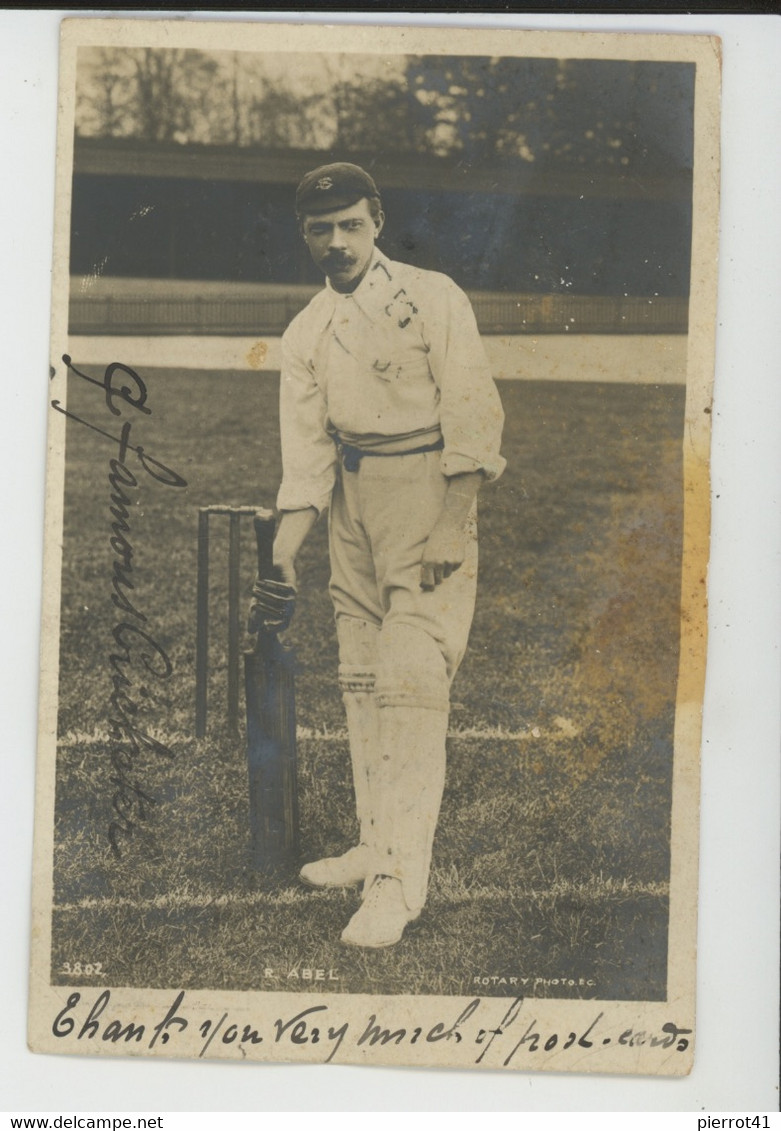 SPORTS - CRICKET - Le Champion R. ABEL (Rotary Photo. ) - Postée à COLCHESTER En 1904 - Cricket