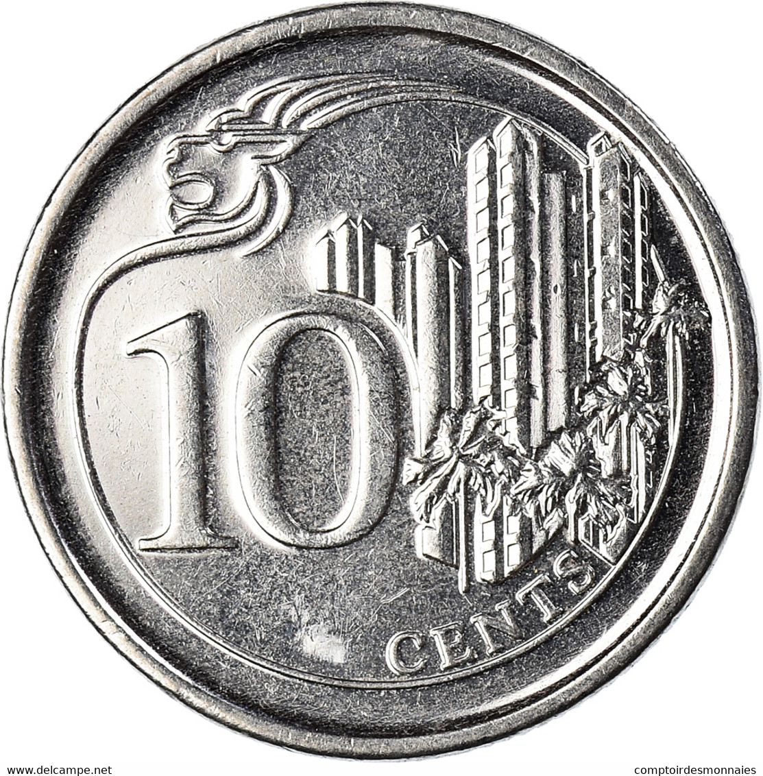 Monnaie, Singapour, 10 Cents, 2013 - Singapour