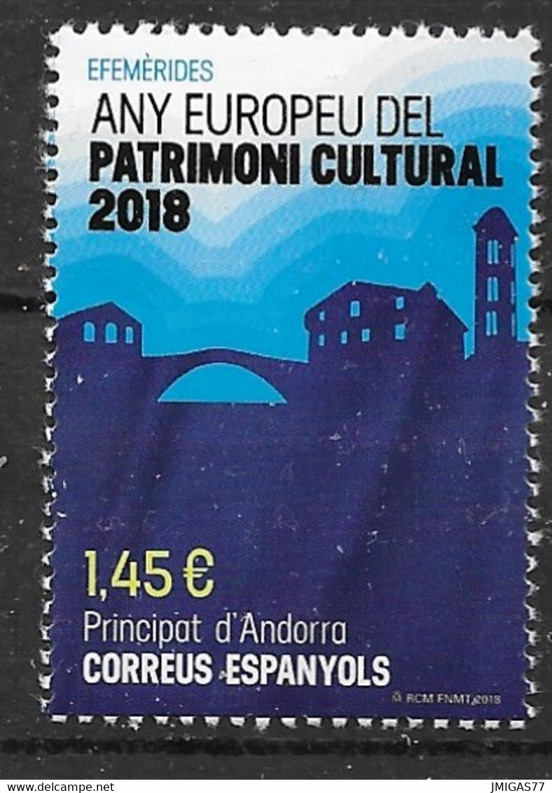 ANDORRE ESPAGNOL N° 460 Neuf ** Mnh - Unused Stamps