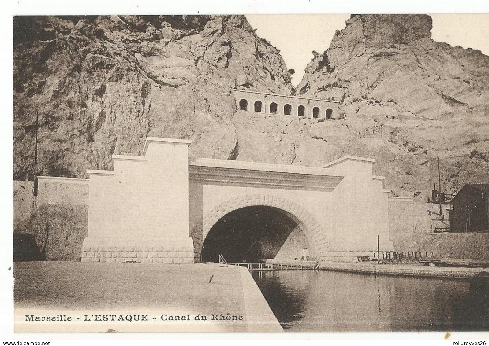 CPA , D.13, Marseille , L' Estaque , Canal Du Rhône - L'Estaque