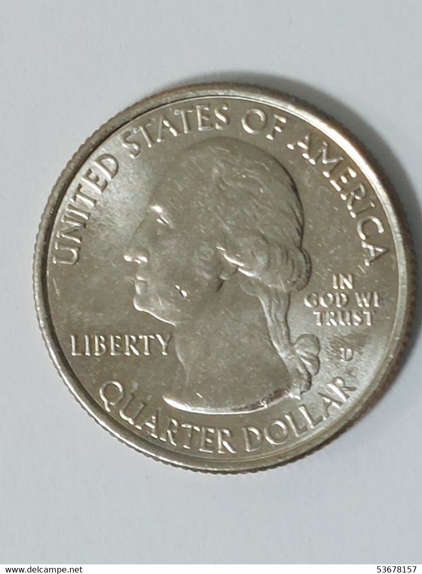 USA - ¼ Dollar, 2012D, Acadia National Park Quarter, Unc, KM# 521 - 2010-...: National Parks