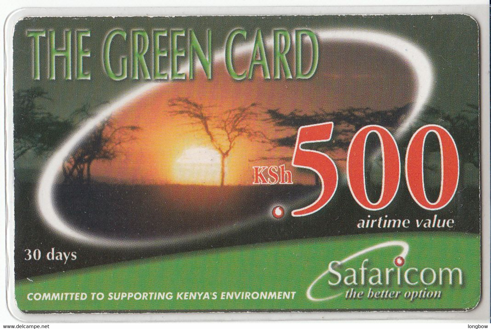 Kenya Safaricom The Green Card 500 KSh-test Mint - Kenia