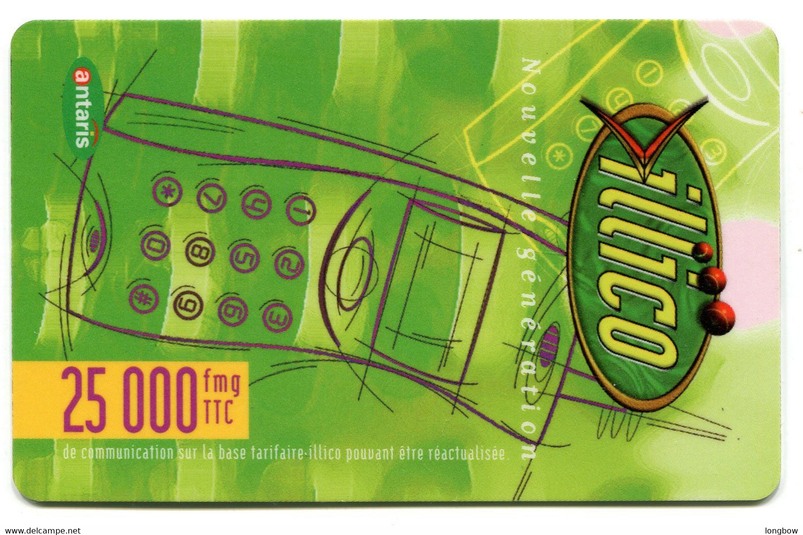 Madagascar Illico Prepaid Card 25000 Fmg - Madagascar