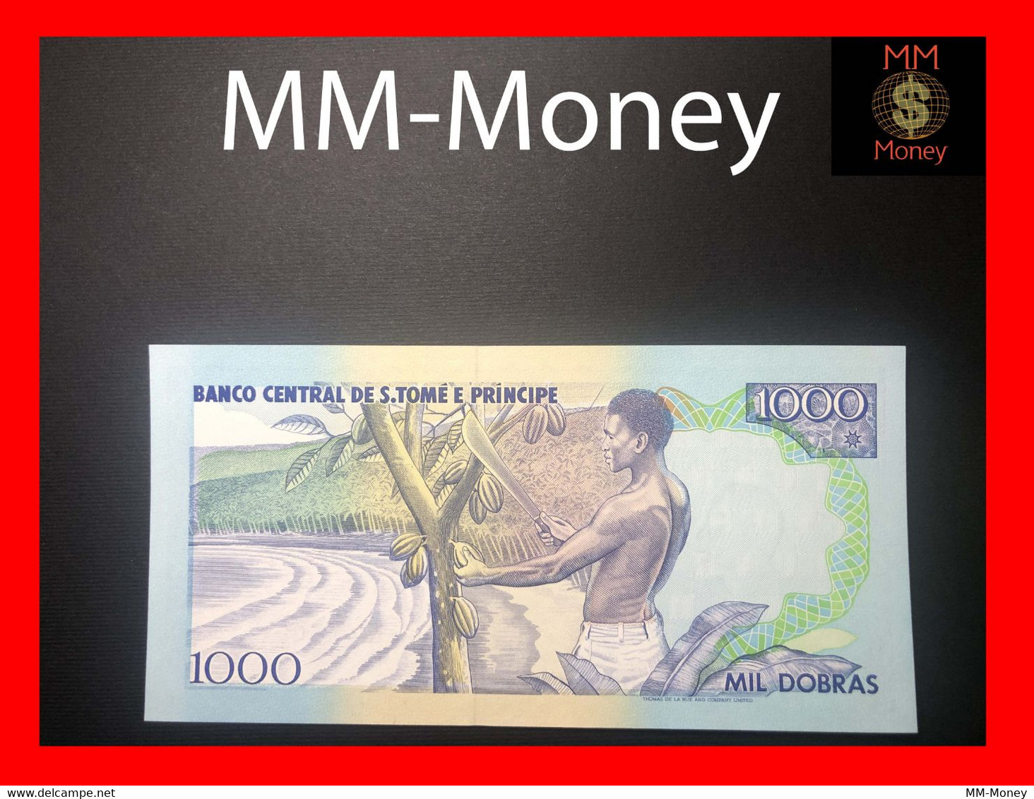 SAO TOME’ E PRINCIPE 100.000 100000 Dobras  26.8.1993  P. 64   "low Serial 0000807"   UNC - San Tomé Y Príncipe