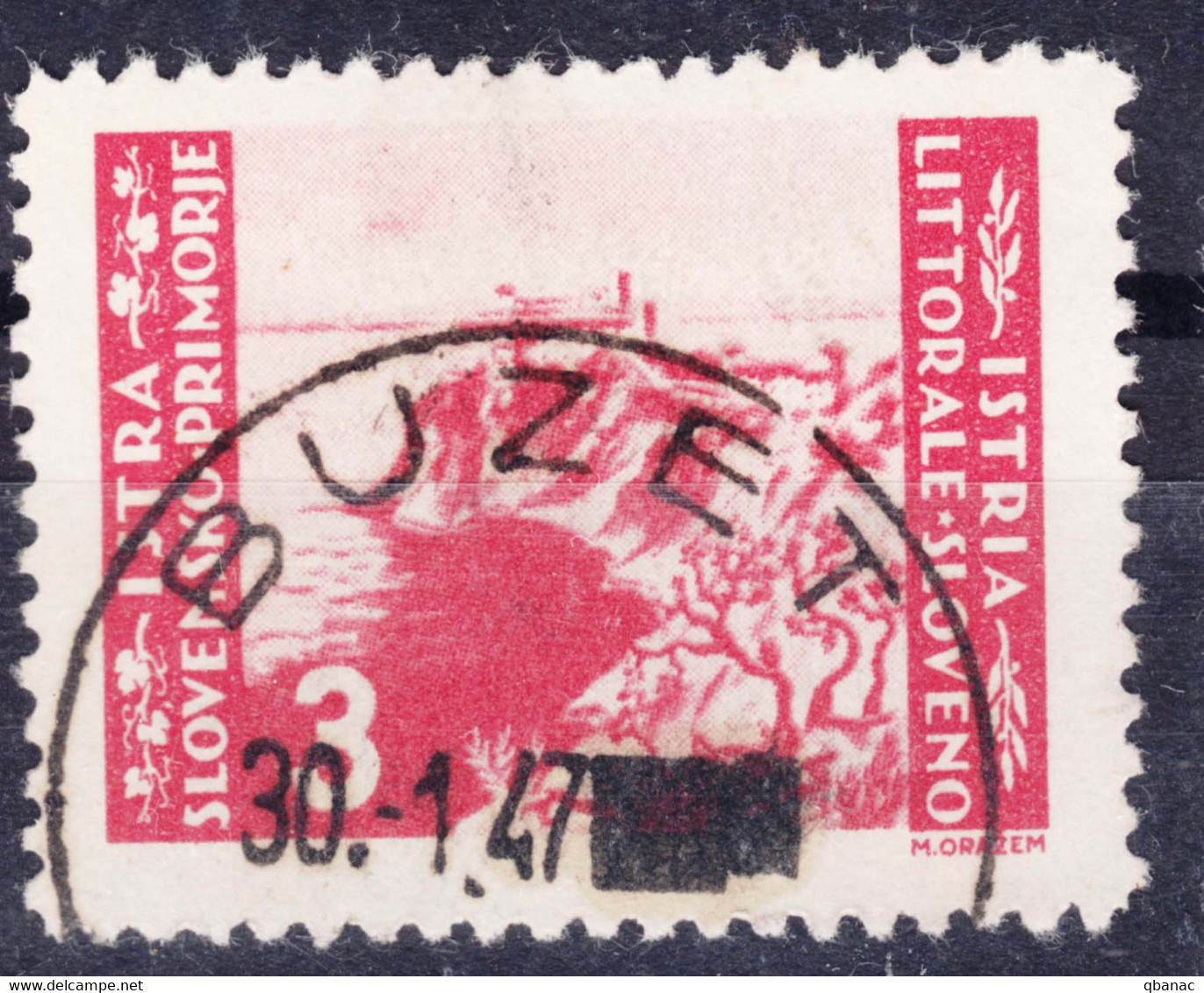 Istria Litorale Yugoslavia Occupation, 1946 Sassone#65 Used - Joegoslavische Bez.: Istrië