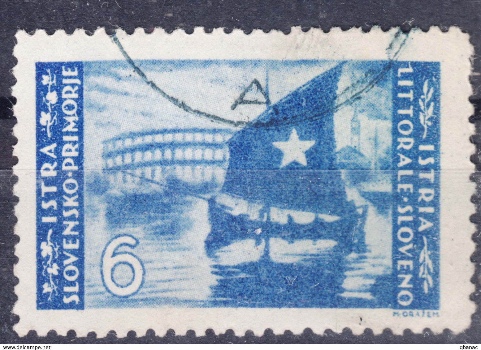 Istria Litorale Yugoslavia Occupation, 1946 Sassone#66 Used - Occup. Iugoslava: Istria