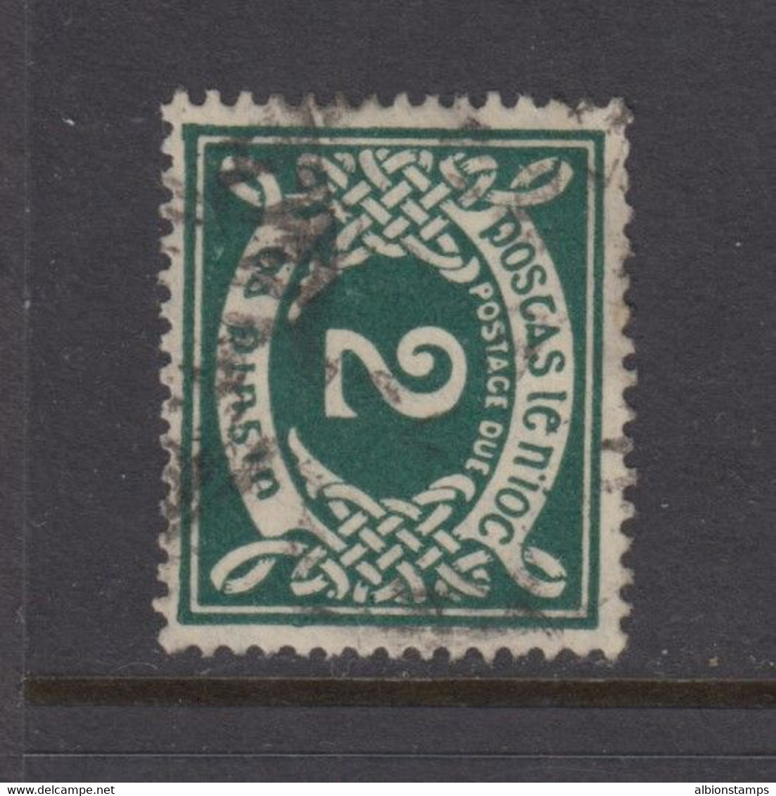 Ireland, SG D3a, Used "Watermark Sideways" Variety - Strafport