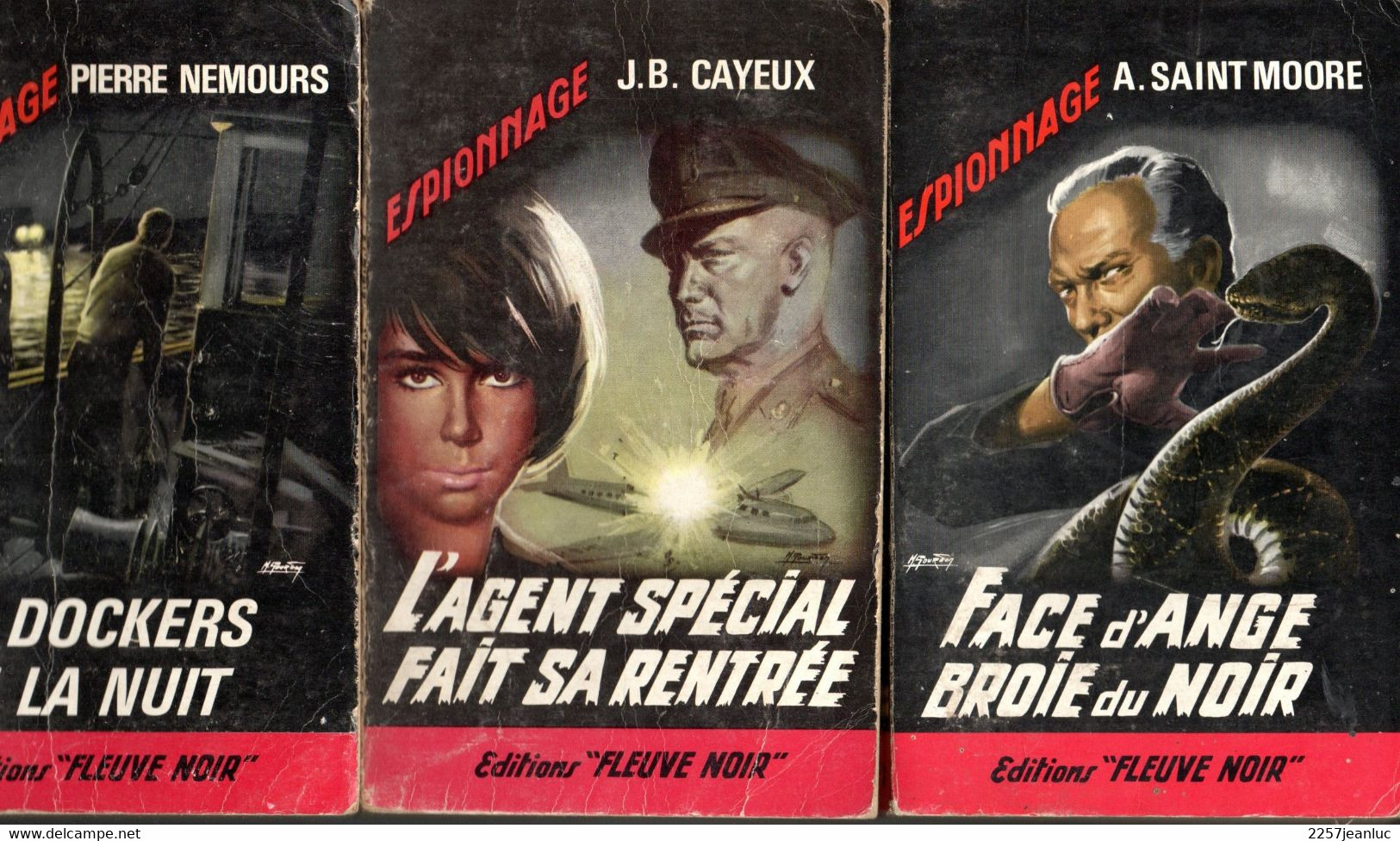 3 Romans Espionnage -  Editions Fleuve Noir Divers  N: 453 N: 472 Et 481  De 1964   Et 1965 - Fleuve Noir