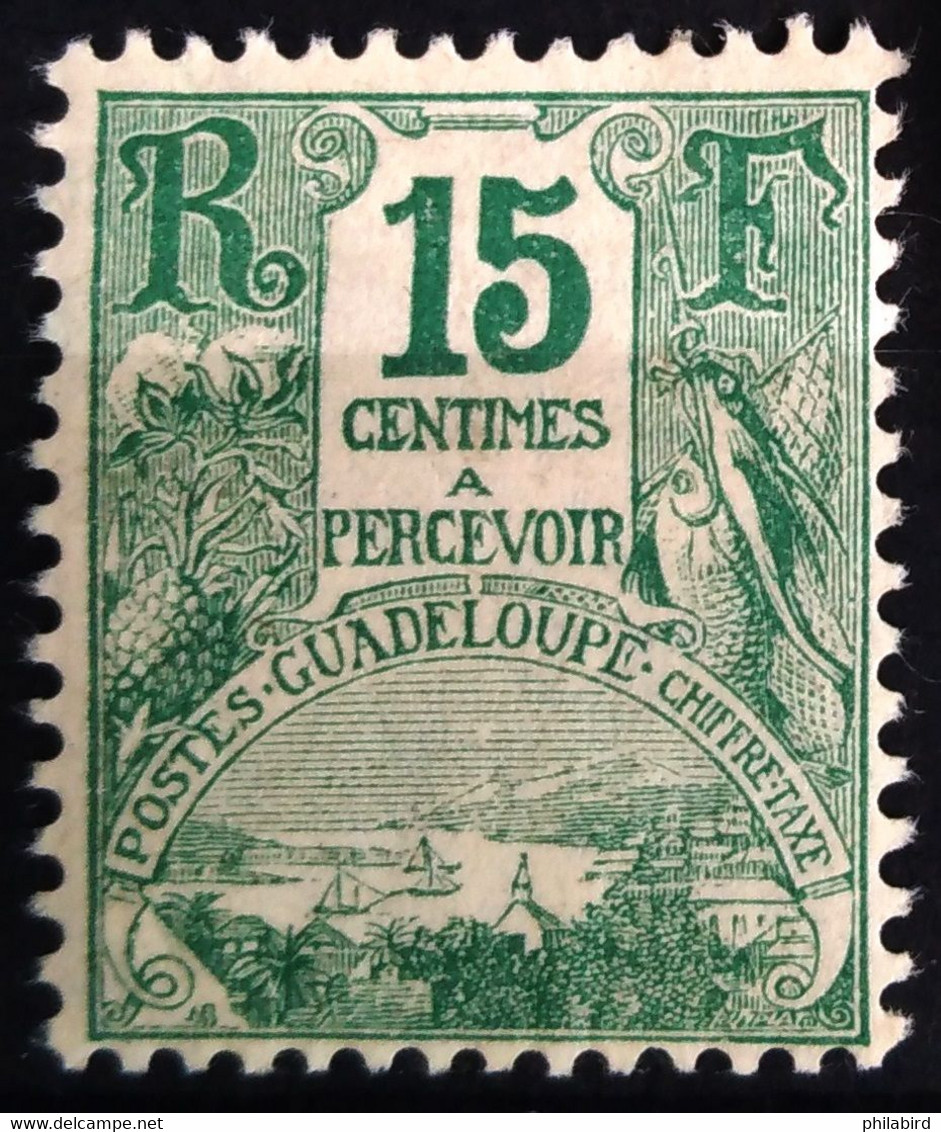 GUADELOUPE                        TAXE 17                           NEUF* - Timbres-taxe