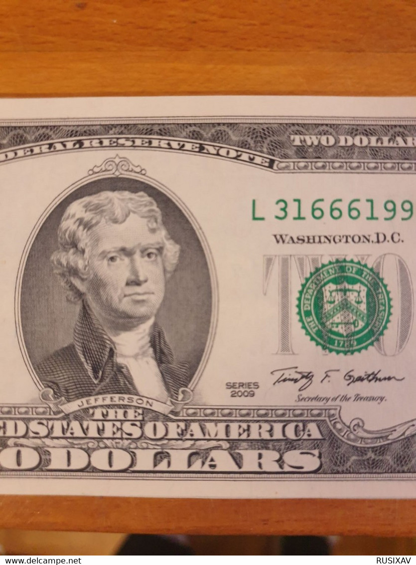 Billet 2 Dollars Américain 2009 Neuf - Otros – América