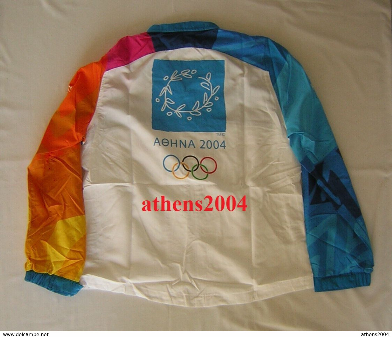 Athens 2004 Olympic Games, Volunteers Jacket A Size Between L-XL - Apparel, Souvenirs & Other