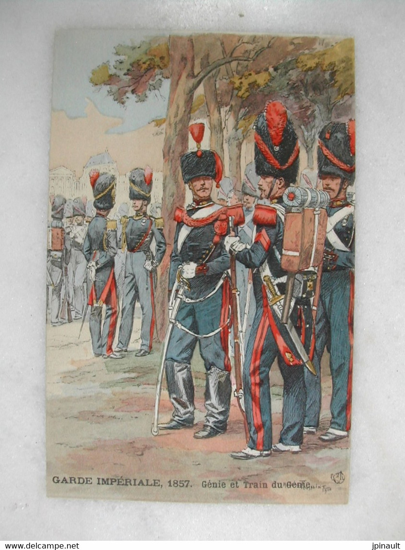 MILITARIA - Garde Impériale - 1857 - Génie Et Train Du Génie - Uniforms