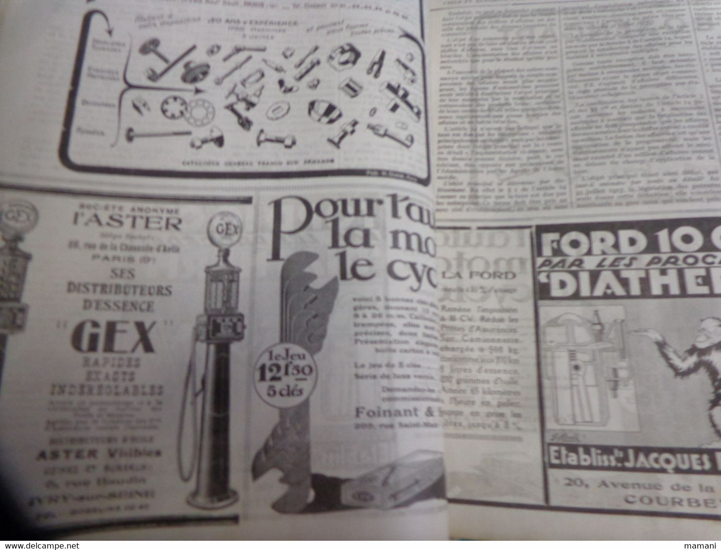 cycles et automobile industriels  6 mars 1927