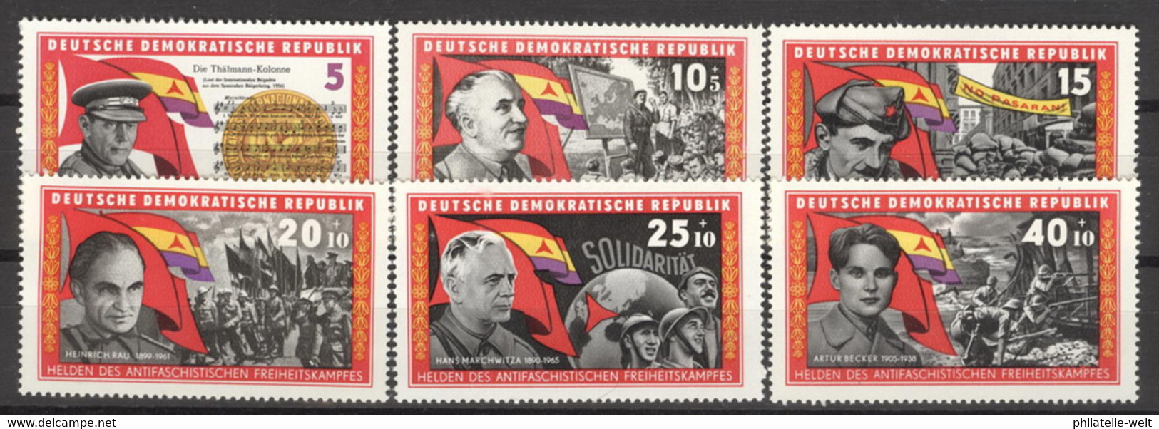 DDR 1196/1201 ** Postfrisch - Ungebraucht