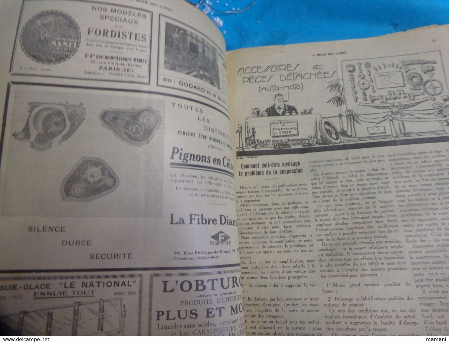 la revue des agents 10 janvier 1925-cycle motocyclryyr-automobile et des industries s'y rattachant-stop fire extincteur