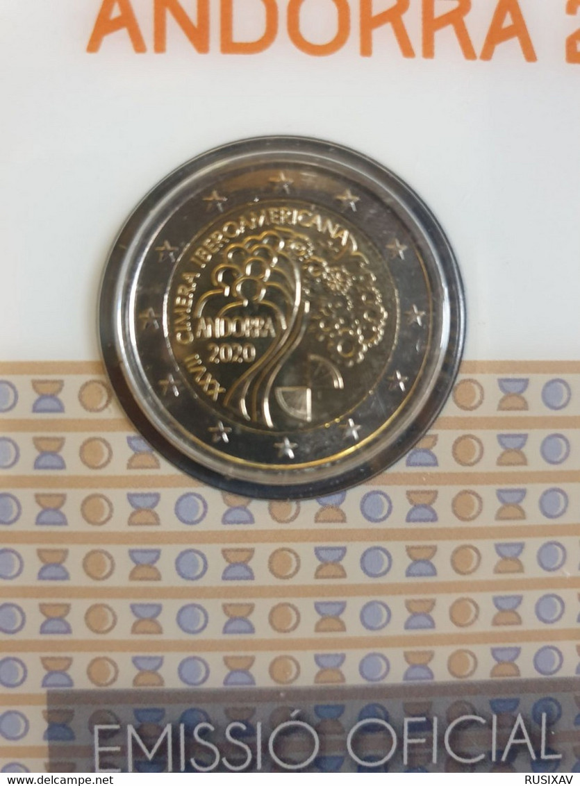 Coincard 2e Commémorative Andorre 2020 Sommet Ibéro Américain - Andorre