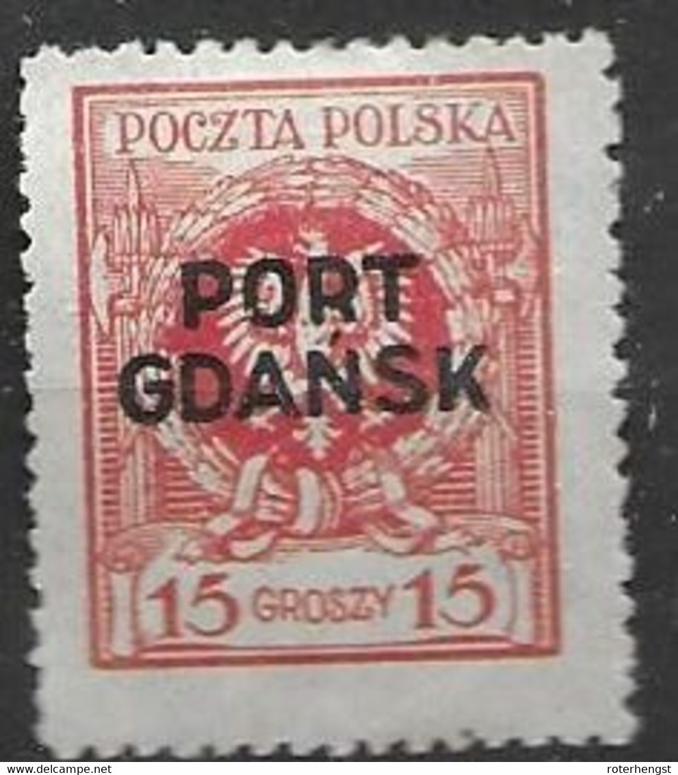 Poland Port Gdansk Mint Hinged * 1925 (200 Euros) - Besatzungszeit