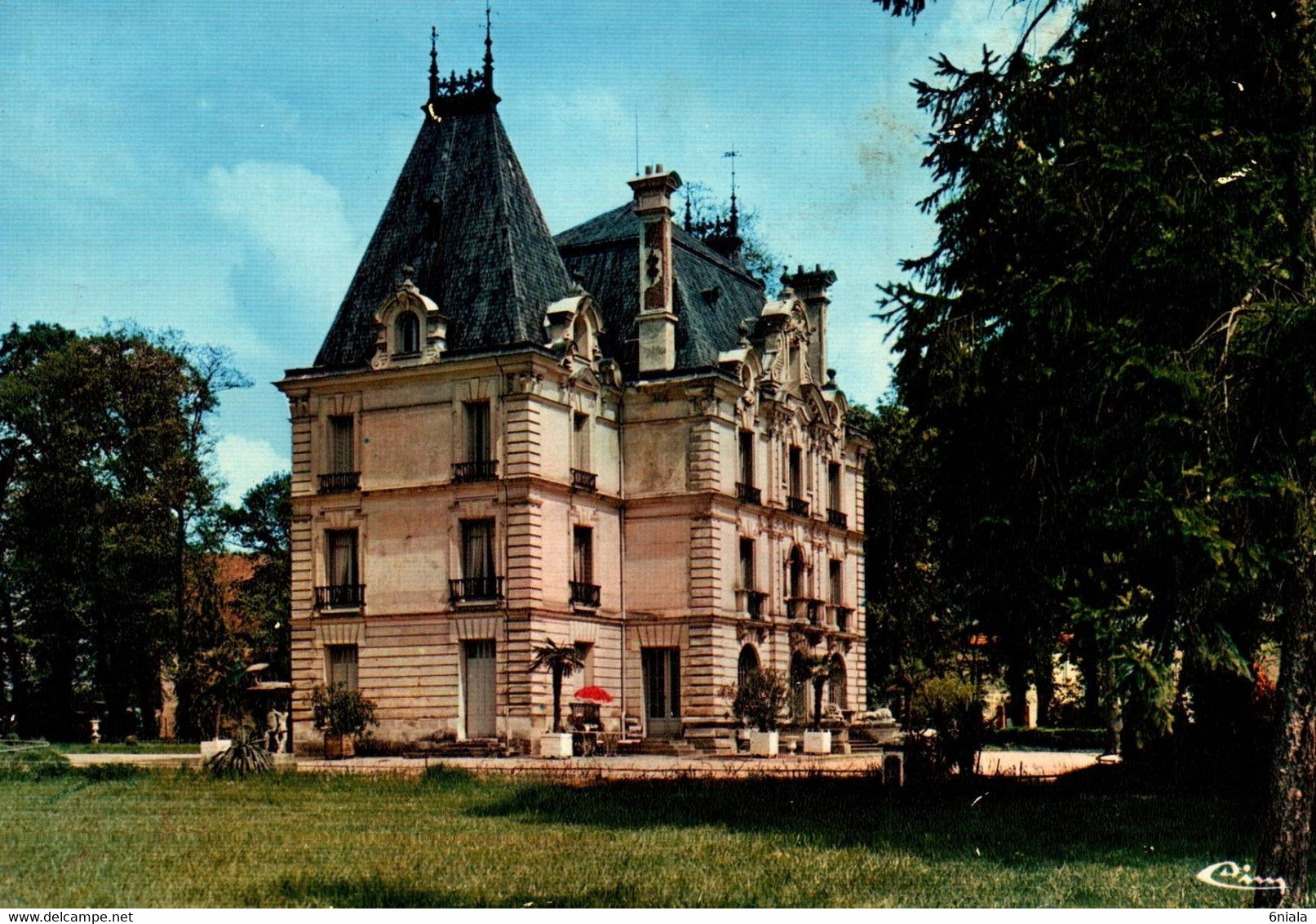 9553 CHILLY MAZARIN  LE  CHATEAU (devenu Mairie)  ( Recto-verso)  91 Essonne - Chilly Mazarin