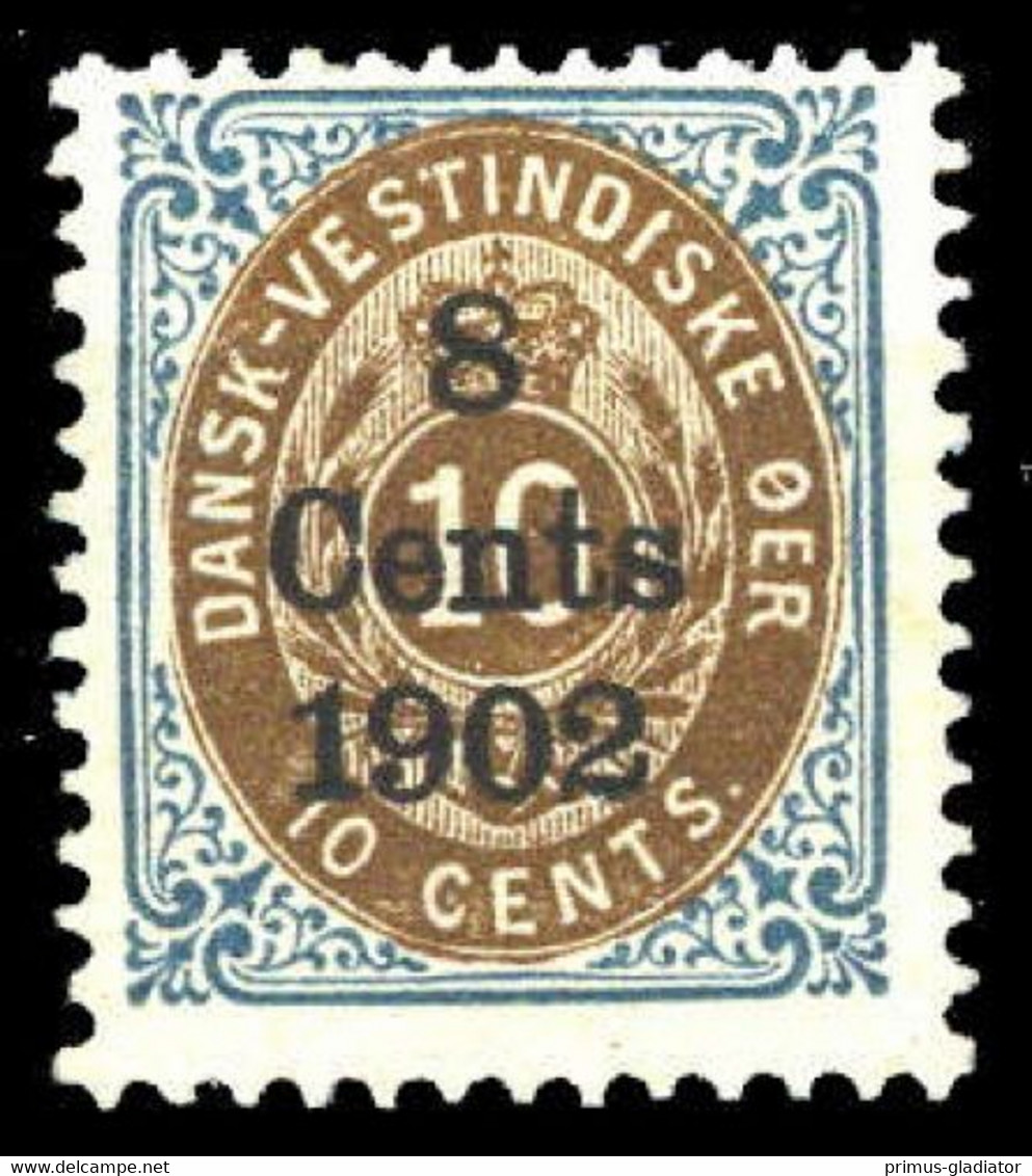 1902, Dänisch Westindien, 24 A I, * - Deens West-Indië