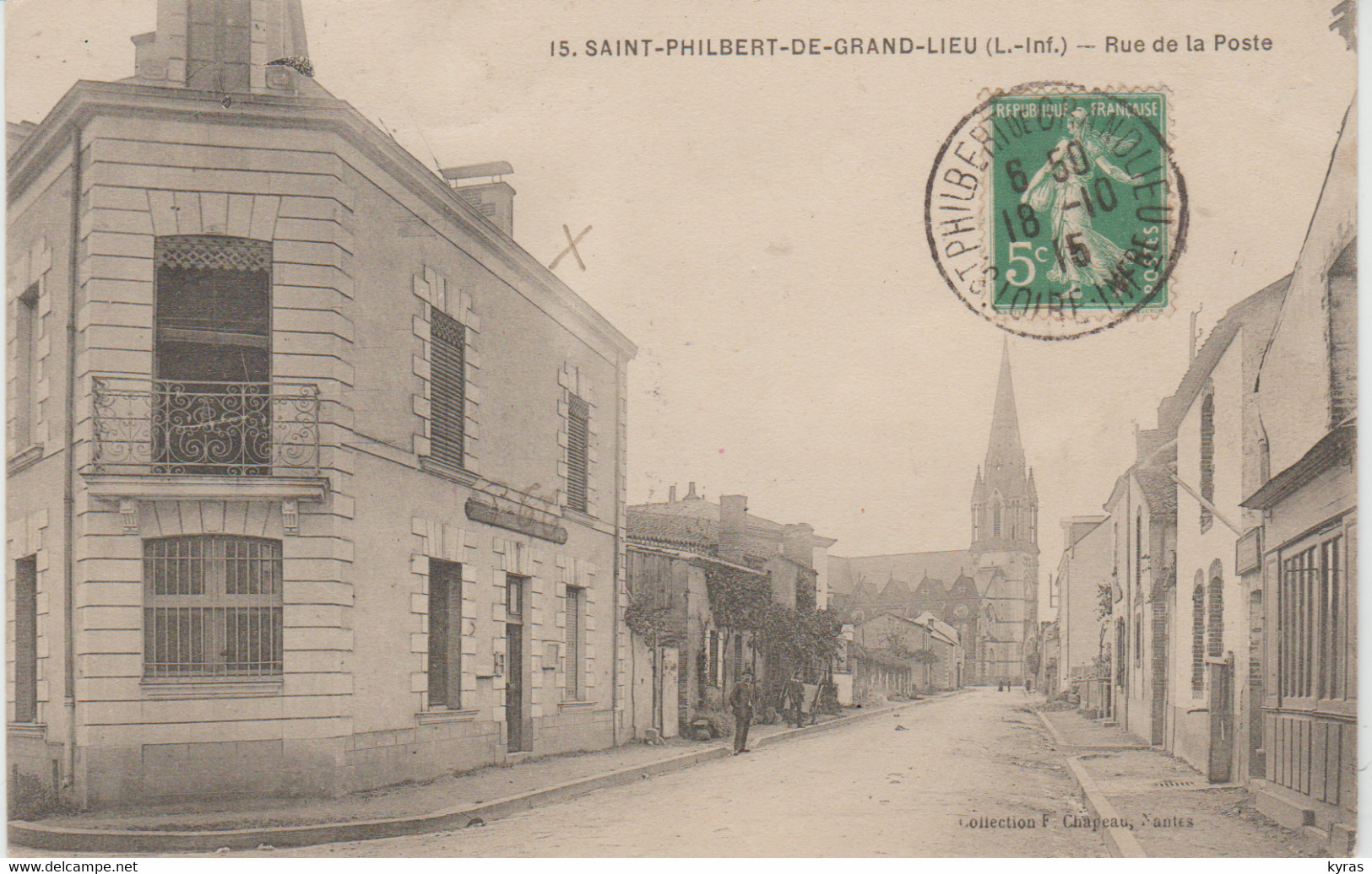 (44) SAINT-PHILBERT-DE-GRAND-LIEU . Rue De La Poste - Saint-Philbert-de-Grand-Lieu