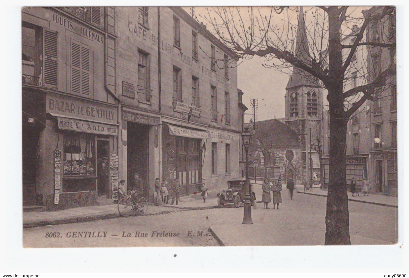 GENTILLY - La Rue Frileuse (carte Animée) - Gentilly