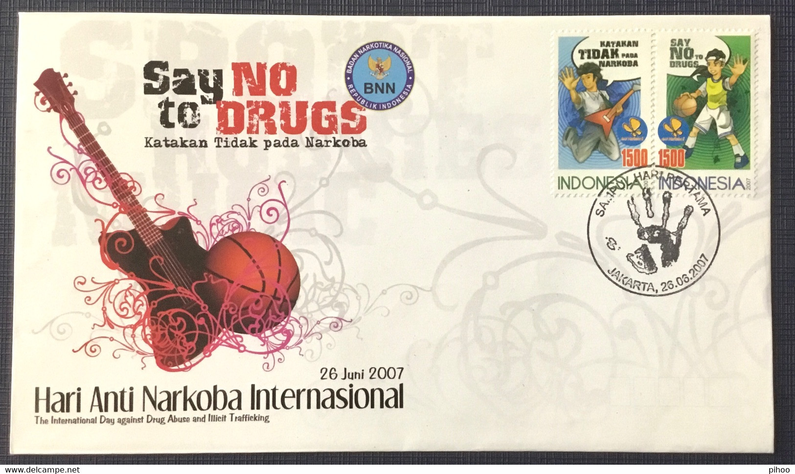 Day Against Drug Abuse Fdc Indonesia Health Awareness Cvr - Drugs