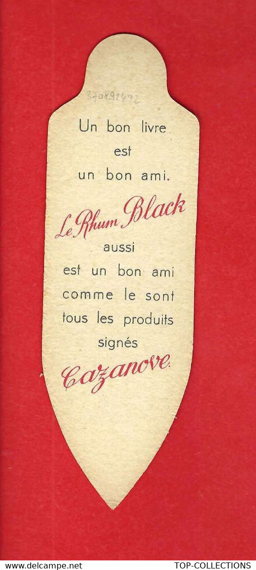 F.7581 Circa 1930   PUBLICITE RHUM BLACK Produit Cazanove à Bordeaux - Reclame