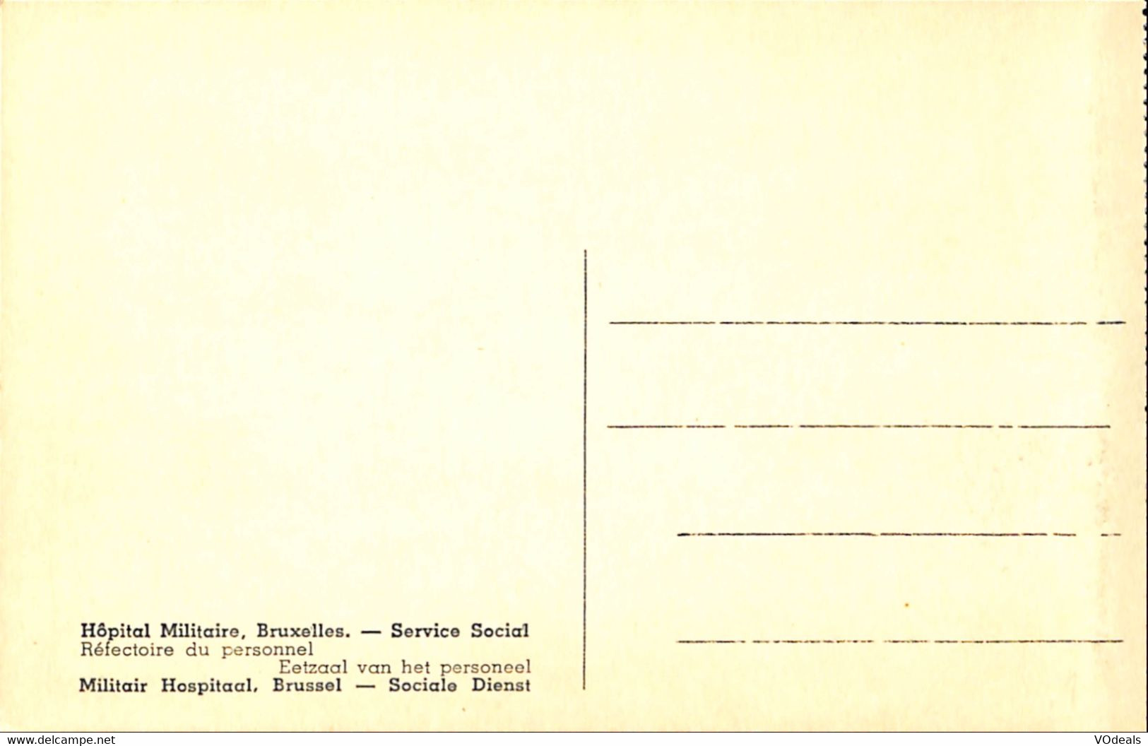 038 692 - CPA - Belgique - Bruxelles - Hôpital Militaire - Service Social - Salud, Hospitales