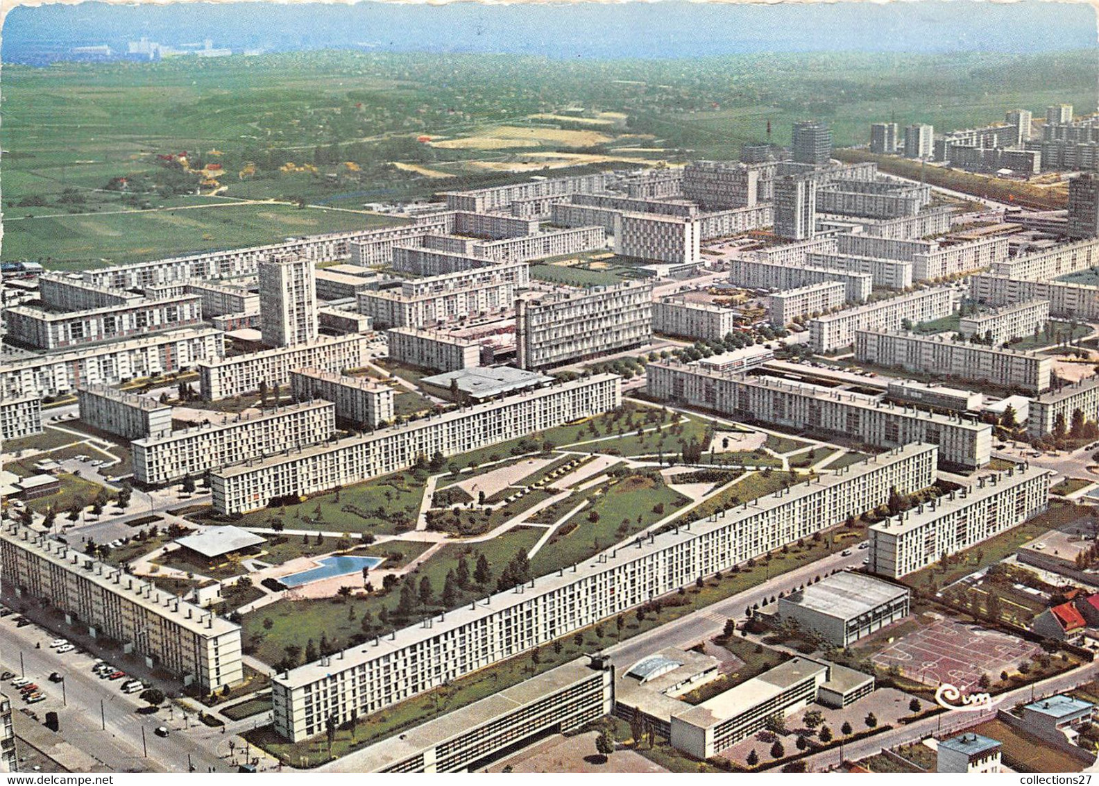 95-SARCELLES-LOCHERES- LE PARC CENTRAL VUE AERIENNE - Sarcelles