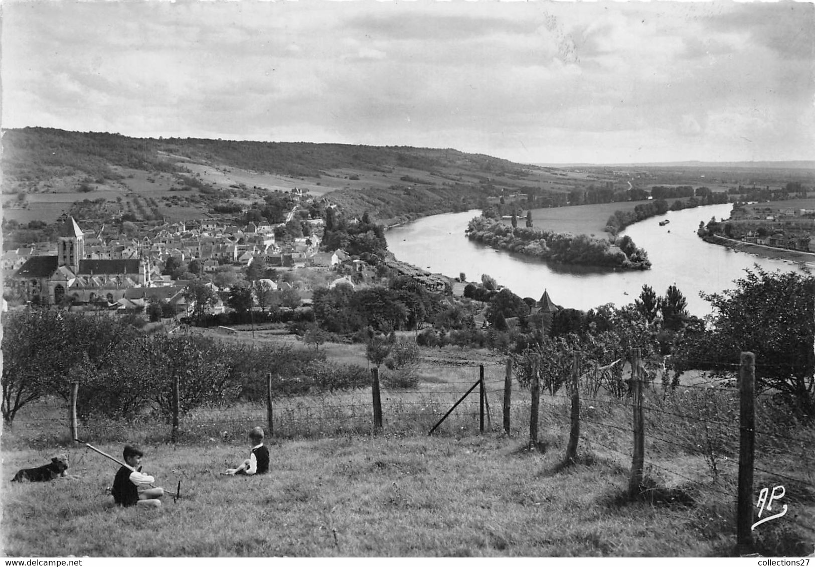 95-VETHEUIL-VUE GENERALE - Vetheuil