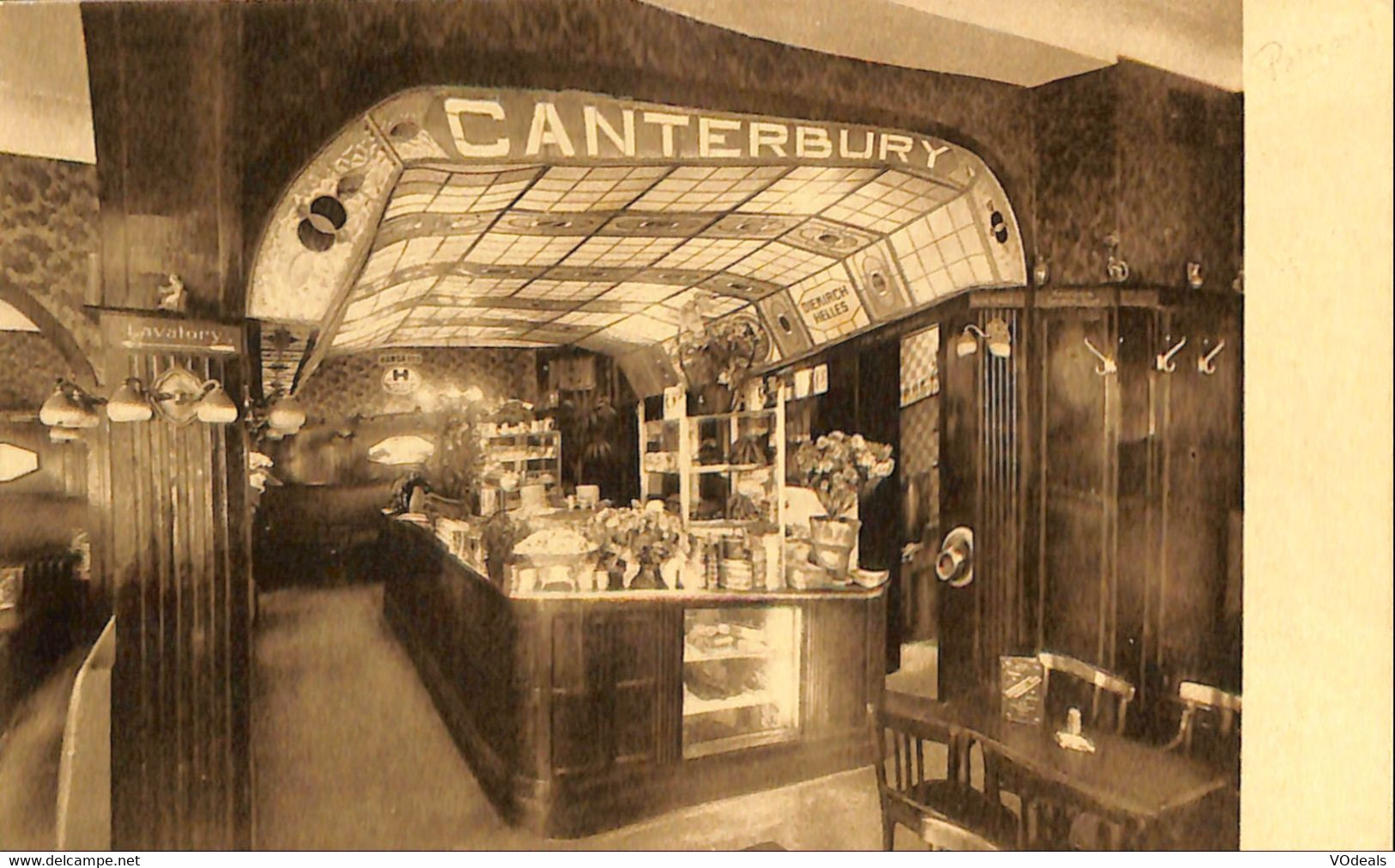 038 704 - CPA - Belgique - Bruxelles - Hôtel Canterbury-Nord - Cafés, Hoteles, Restaurantes