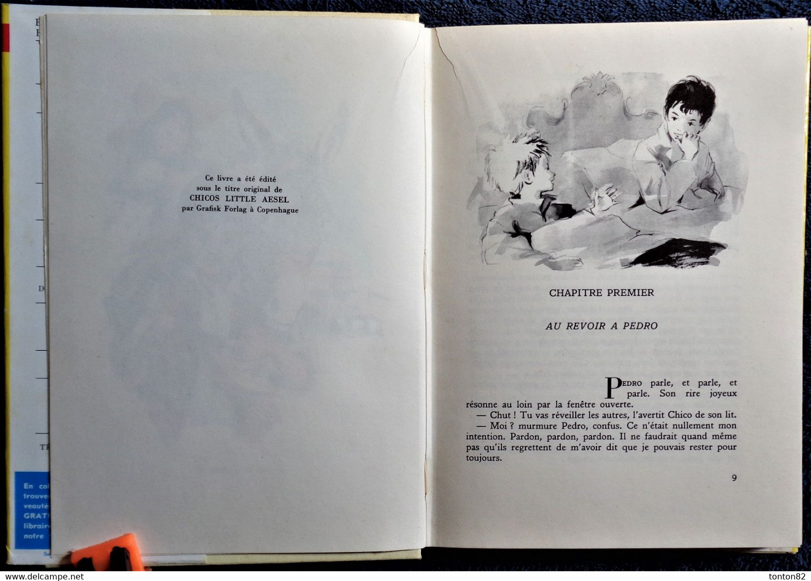 Estrid Ott - L'anesse De Chico - Bibliothèque Rouge Et Or Souveraine N° 639 - ( 1963 ) . - Bibliotheque Rouge Et Or