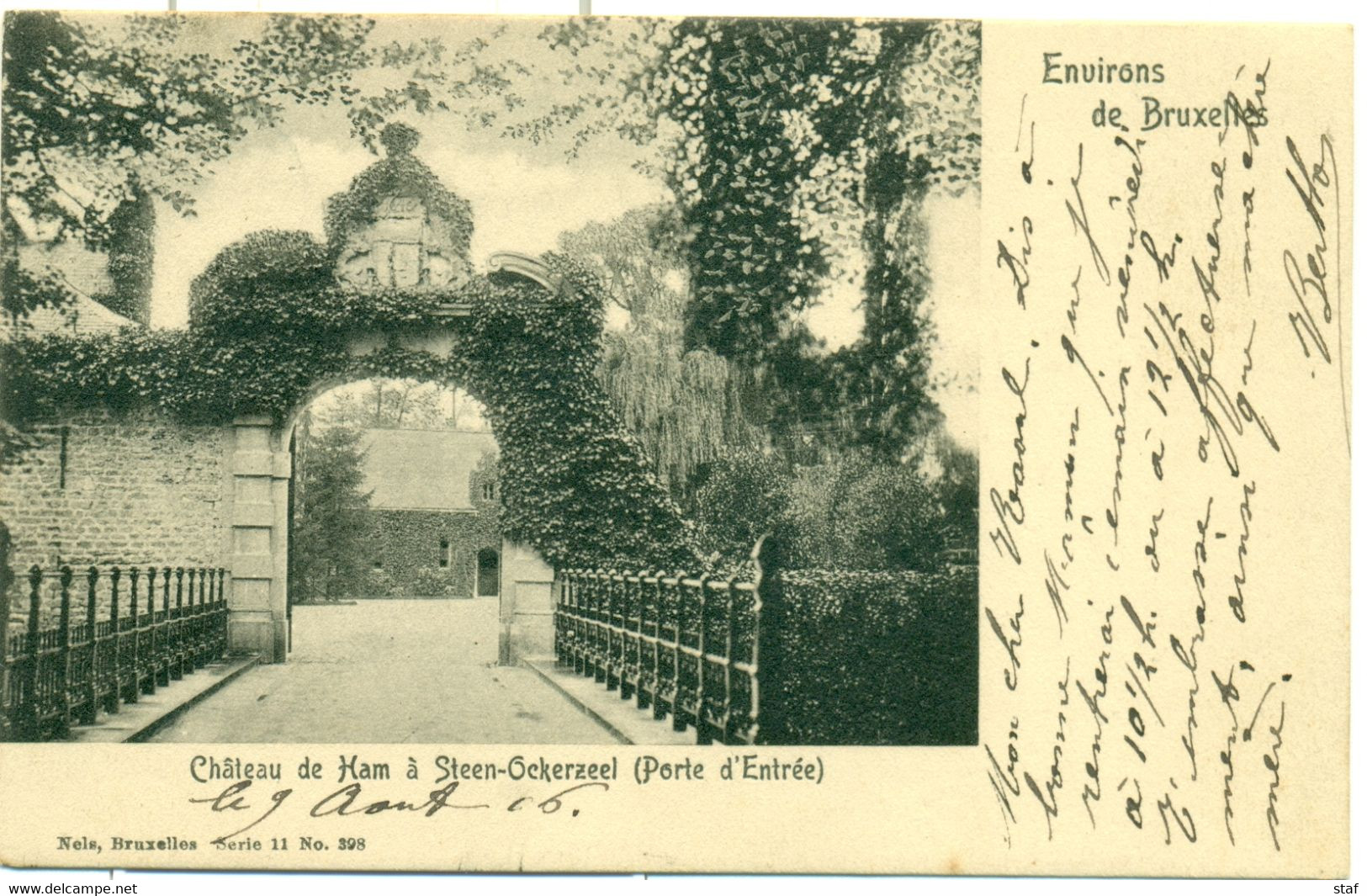 Steenokkerzeel : Château De Ham - Porte D'Entrée : 1906 !! - Steenokkerzeel
