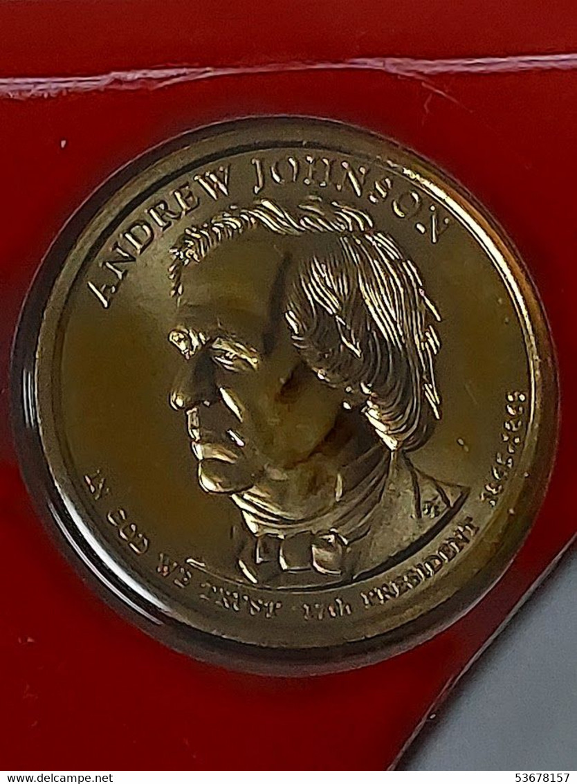 USA - 1 Dollar, 2011D, President Of The USA - Andrew Johnson (1865-1869), BU, KM# 499 - 2007-…: Presidents