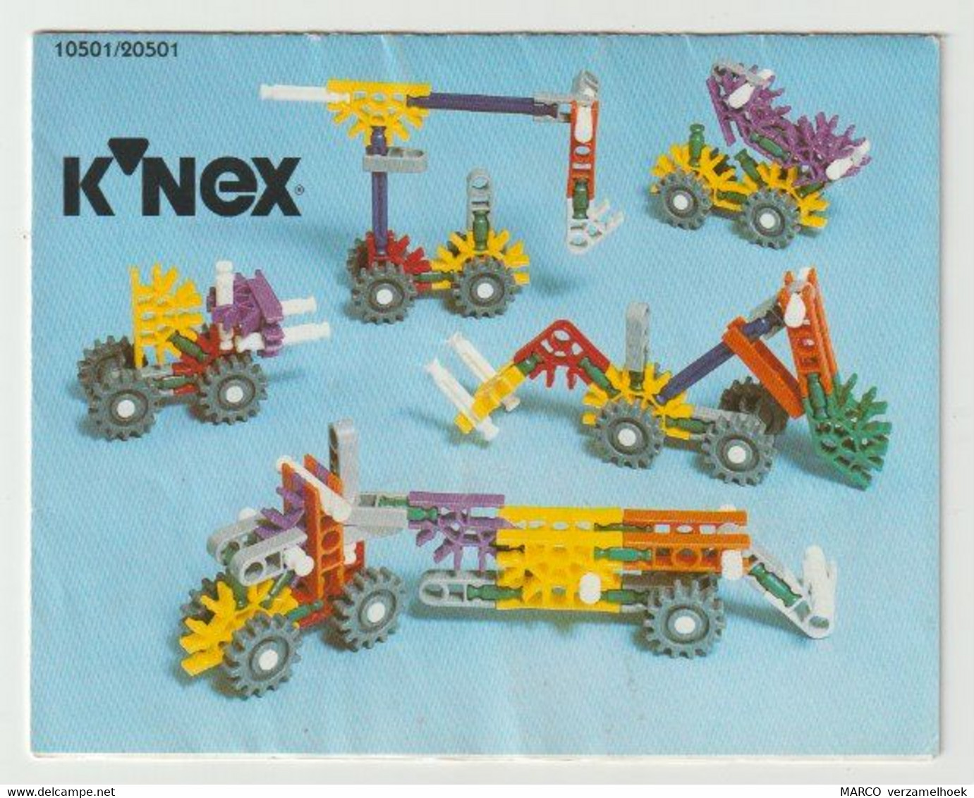K'NEX Brochure-leaflet 10501/20501 - K'nex